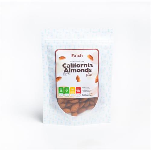 Finch California Almonds RAW 75g