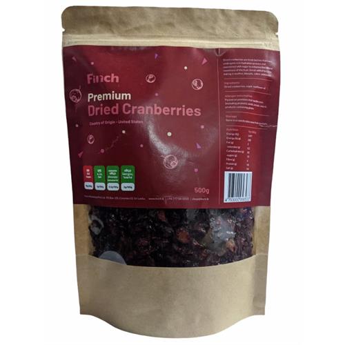 Finch Dried Cranberries 500g