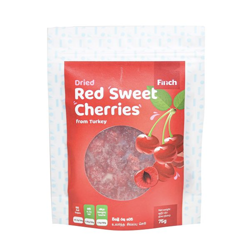 Finch Dried Sweet Red Cherries 75g