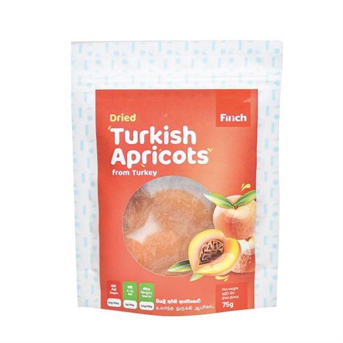 Finch Dried Turkish Apricots 75g