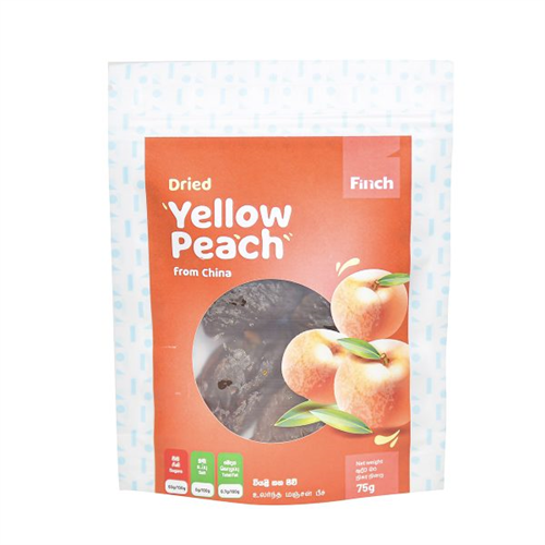 Finch Dried Yellow Peach 75g