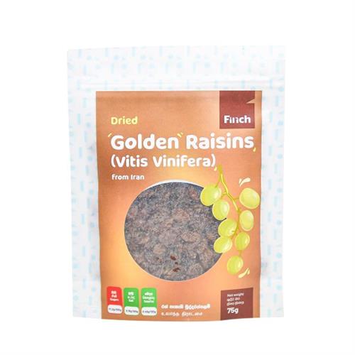 Finch Golden Raisins (Vitis Vinifera) 75g