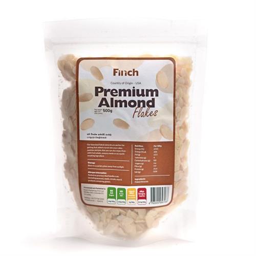 Finch Premium Almond Flakes 500g