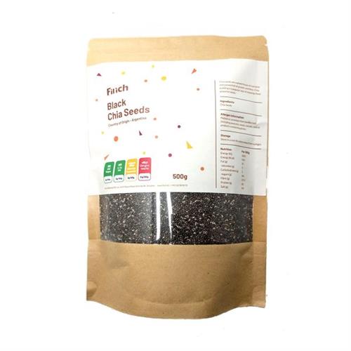 Finch Black Chia Seeds 500g