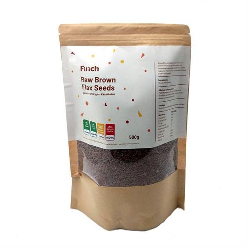 Finch Raw Brown Flax Seeds 500g