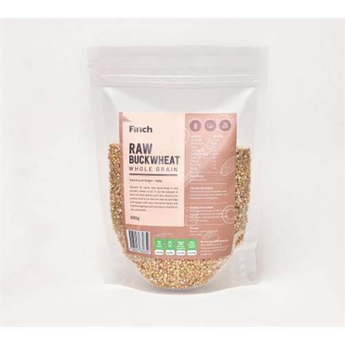 Finch RAW Buckwheat 500g (Whole Grain)