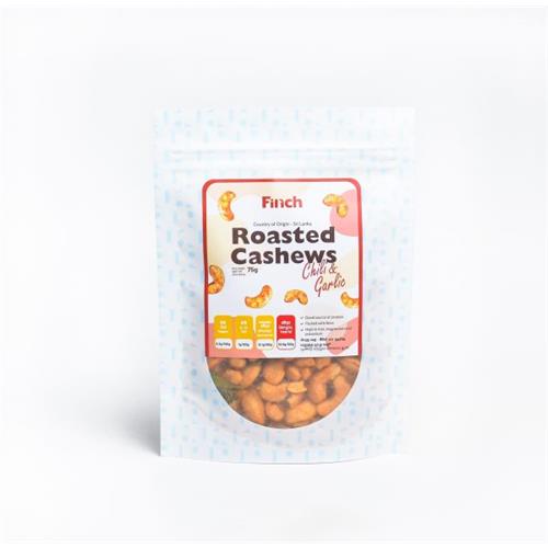 Finch Cashews Roasted Chili & Garlic 75g