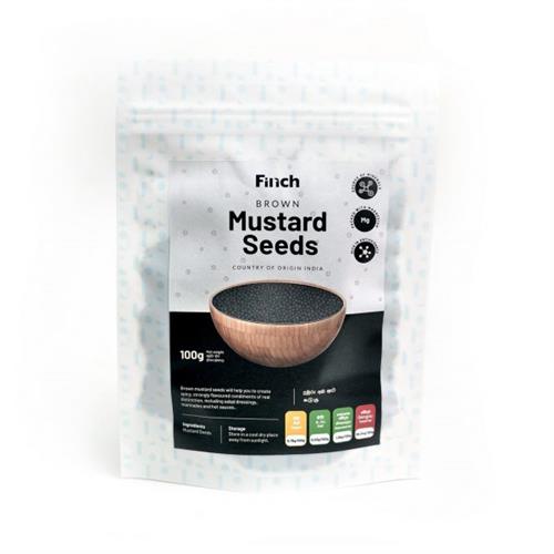 Finch Brown Mustard Seeds 100g