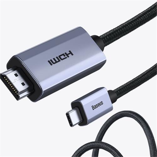 Baseus 2m Type-C to HDMI 4K Adapter Cable High Definition Series Graphene Black