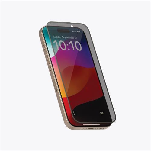 Levelo Privacy Soft Edge Twice-Tempered Glass for iPhone 15 PRO MAX