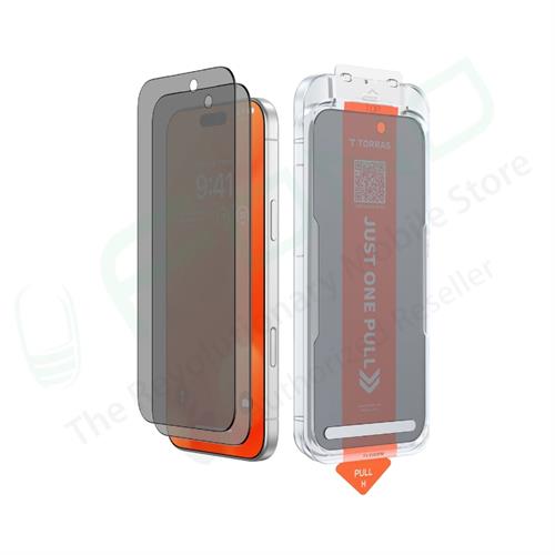 Torras GlassGo Privacy Screen Protector for iPhone 17 Pro Max