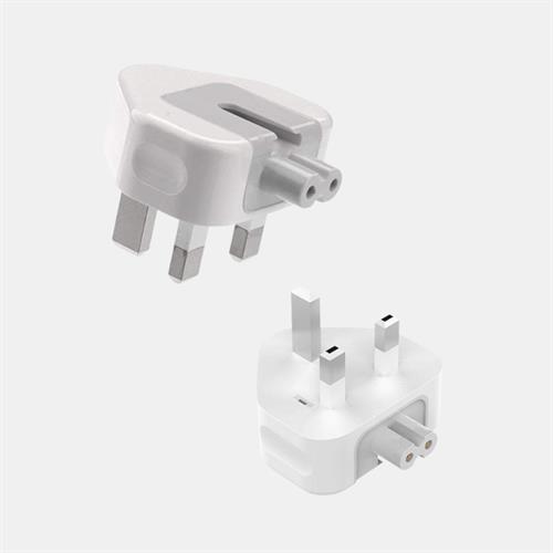 UK Plug Duckhead Power Adapter with Fuse Compatible with All MacBook, USB-C, MagSafe & iPad Chargers