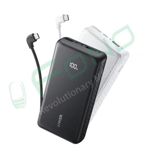 Anker Zolo Powerbank 20000mAh 22.5W Fast Charging Power Bank with Built-in USB-C Cable