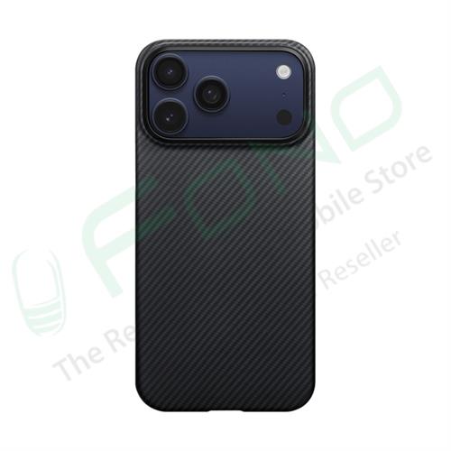 Pitaka 600D Black/Grey (Twill) Ultra-Slim Case For iPhone 17 Pro max with PitaTap