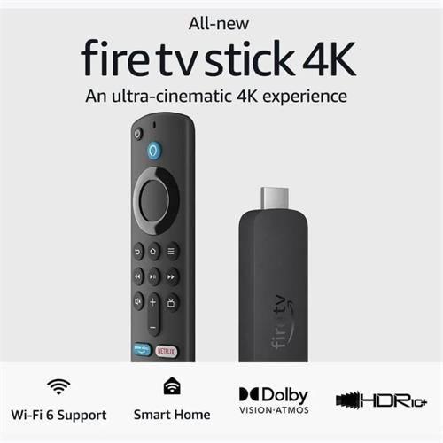 Amazon Fire Stick 4K Ultra HD (2023) - Alexa Voice Remote - TV Firestick