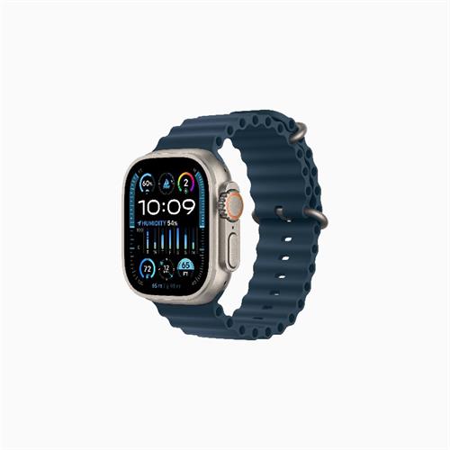 Apple Watch Ultra 2 Titanium Case with Blue Ocean Band