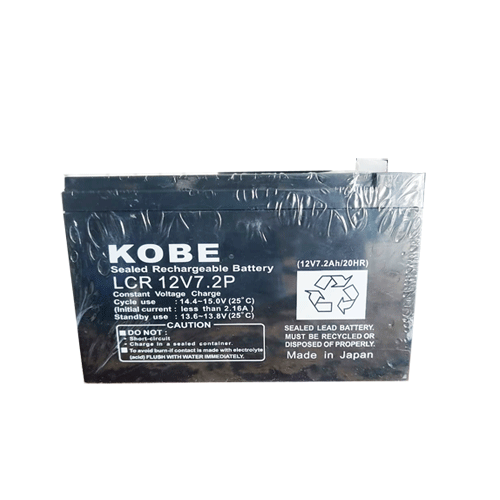 KOBE UPS Battery 12V 7.2 Ah Rechargeable Lead Acid Battery