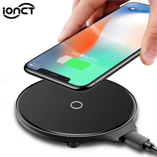 iONCT QI Wireless Charger For iPhone X 8 Plus XR XS Max For Samsung S8 S9 For Huawei Xiaomi Charging Charger Wireless Pad