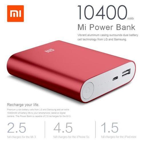 Power Bank MI 10400mAh