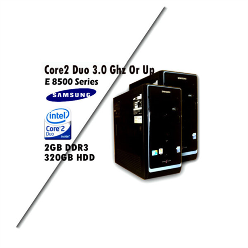 Samsung Desktop Core2 Duo E8500 2GB   320GB  Dvd Rw