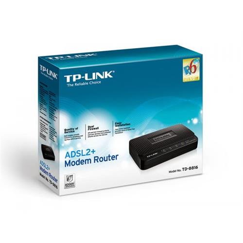 TP link ADSL Modem Router Single Port TD-8816