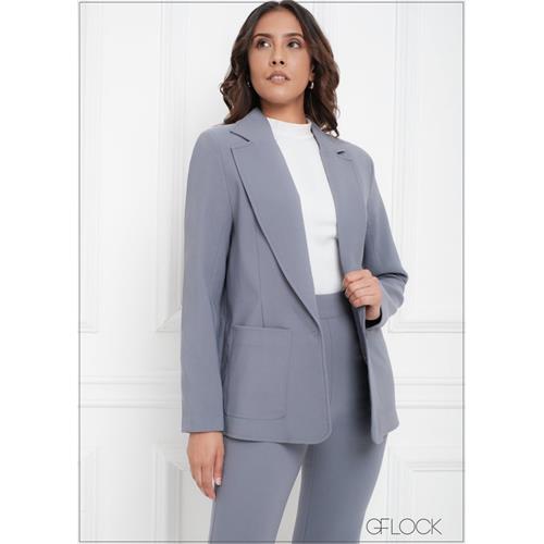 Blazer With Pocket Detail - 150923