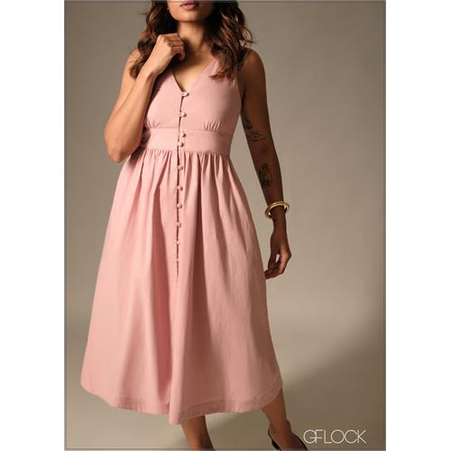 Button Down Dress - 160126