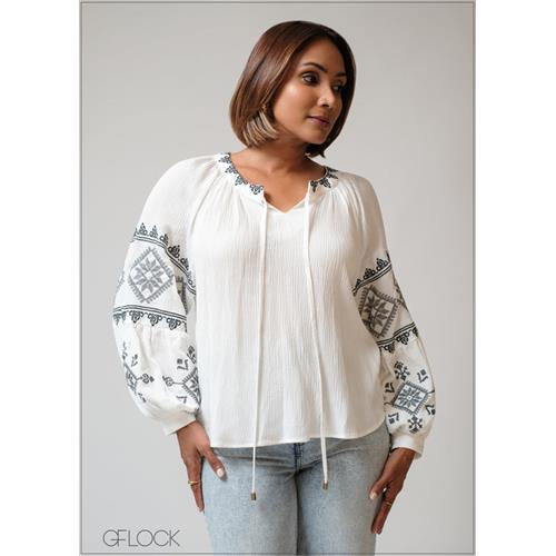 Embroidery Top - 230625