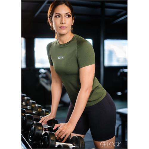 GFX Women Seamless Crew Neck T-Shirt - 310724