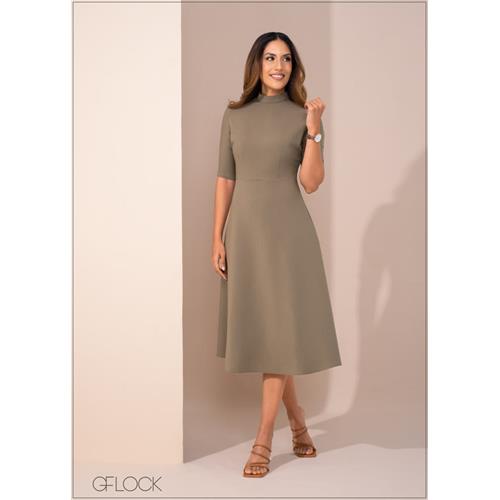 High Neck Dress - 270123