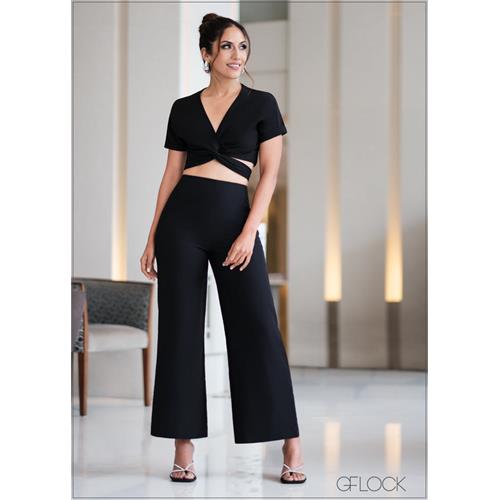 High Waisted Flare Pant - 271023