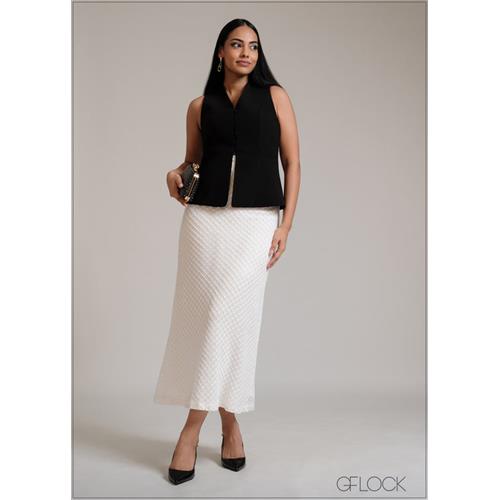 High Waist Maxi Skirt - 311025