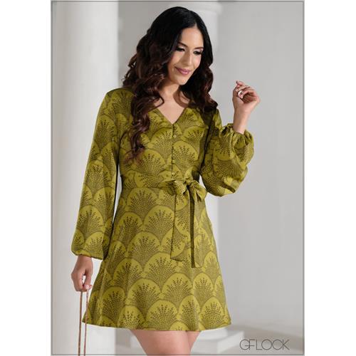Long Sleeve Mini Dress - 090625
