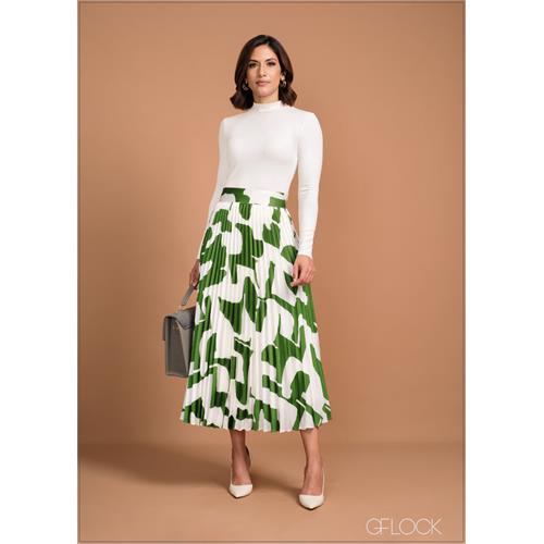 Midi Pleated Skirt - 120424