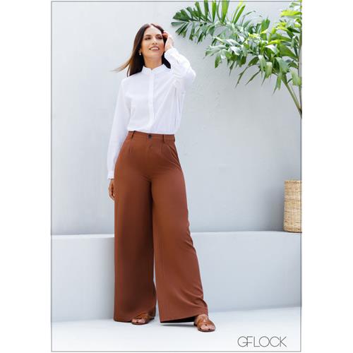 Pleat Detail Pant - 070423