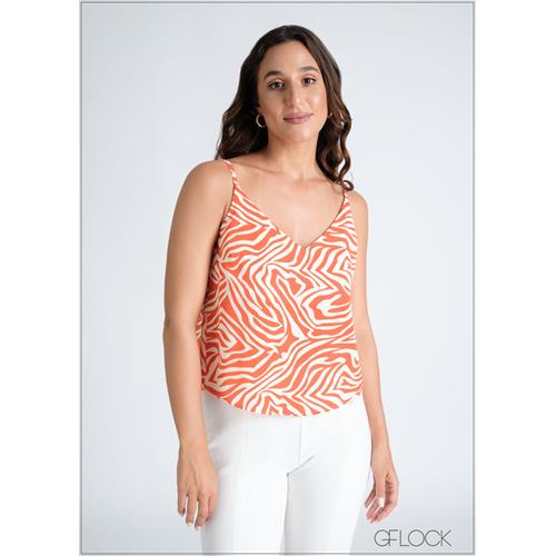 Printed Cami Top - 080724