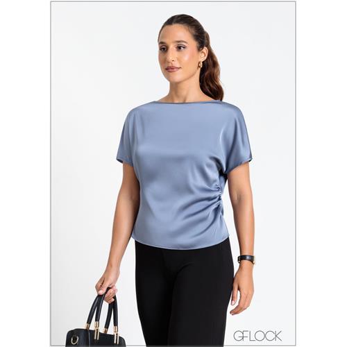 Side Ruched Top - 211024