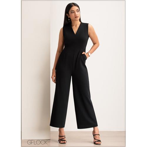 Sleeveless Tailored Jumpsuit - 1307