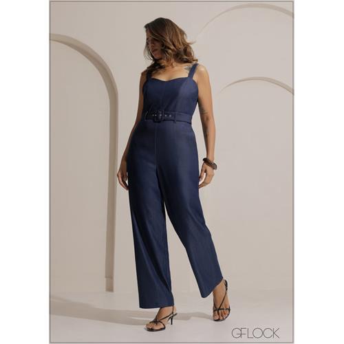 Solid Jumpsuit - 271025