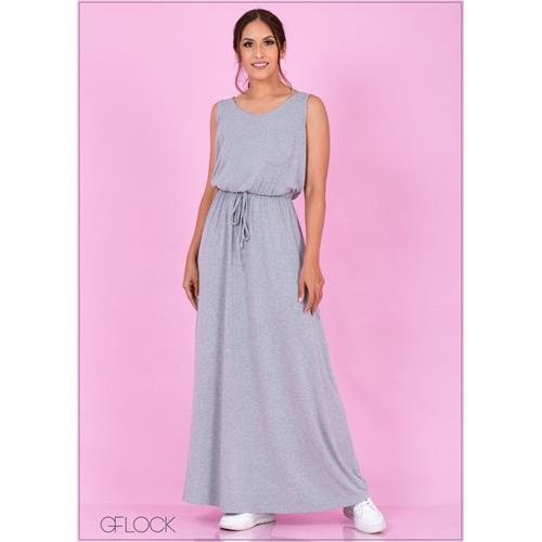 Tank Maxi Dress With Belt - 388