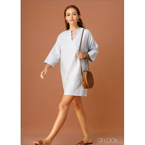 Three Quarter Sleeve Dress - 021023