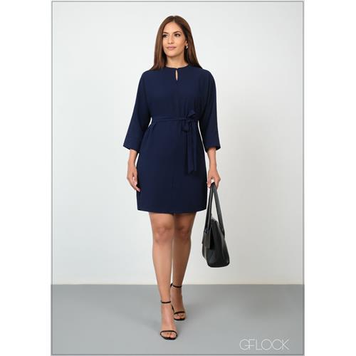 Three Quarter Sleeve Dress - 100624