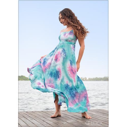 Tie Dye Maxi Dress - 220624