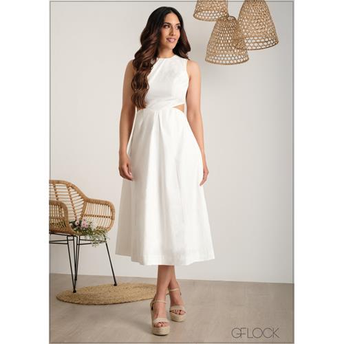 Waist Cut Out Dress - 060625