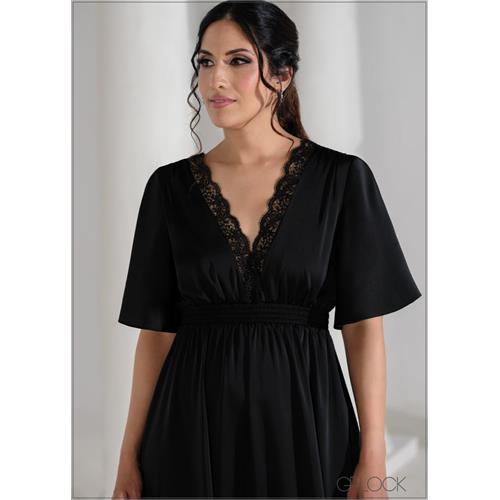 Butterfly Sleeve Maxi Dress - 090625