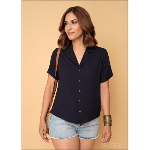 Camp Collar Blouse - 050624