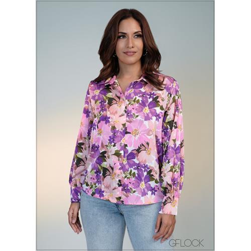 Floral Printed Shirt - 050724