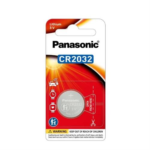 Panasonic Lithi Coin-Cr-2032Pt/1B