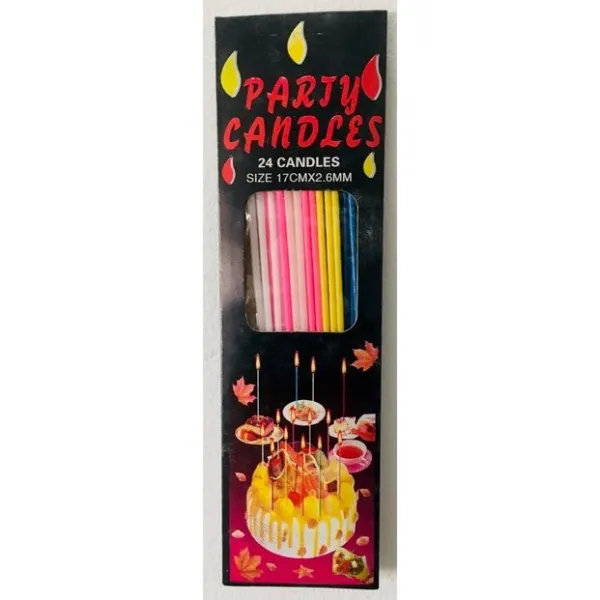 Party Hat Party Candles 24Pcs