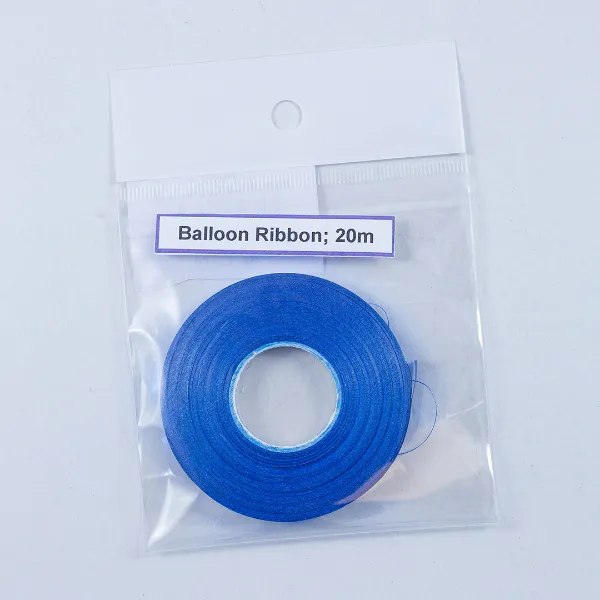 Party Hat Ribbon Roll 20M - Blue